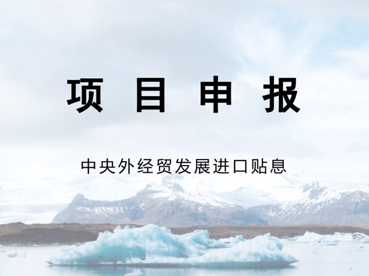中央外經貿發(fā)展專項資金(進口貼息事項)